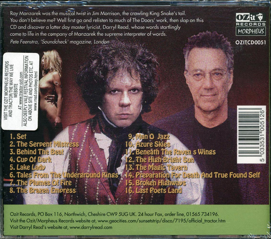 Darryl Read, Ray Manzarek - Freshly Dug Music CD