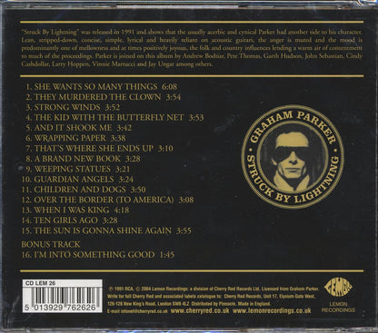 Graham Parker - Struck By Lightning Music CD