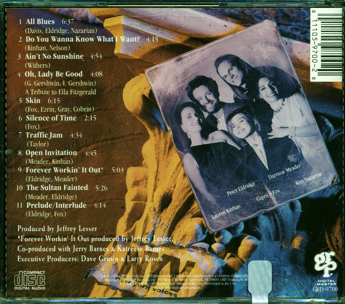 New York Voices - What's Inside Music CD