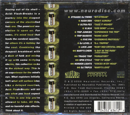 Dynamic DJ Twins, Hash Den, Ultra-Fex, Etc - Acid: Flash-Breaks Music CD