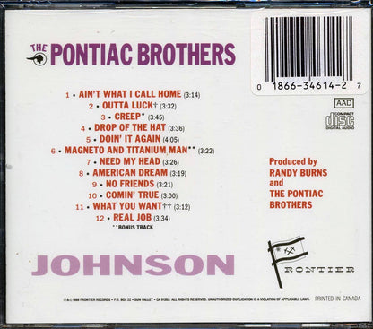 The Pontiac Brothers Johnson +bonus track Music CD