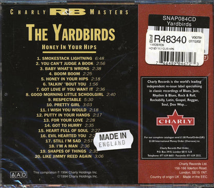 The Yardbirds Honey In Your Hips Charly R&B Masters Vol 4 20 tracks Music CD