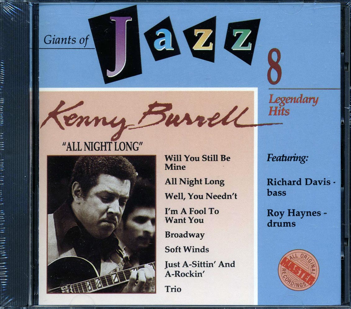 Kenny Burrell - All Night Long Music CD