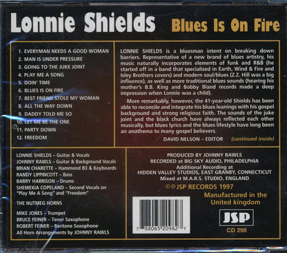 Lonnie Shields - Blues Is On Fire Music CD