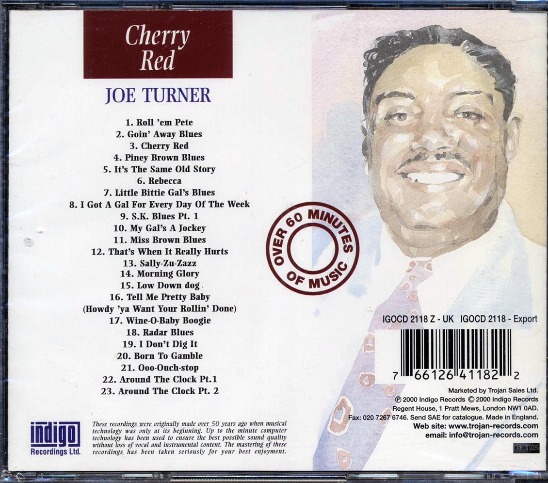 Joe Turner - The Essential Recordings Of Joe Turner (23 tracks) Music CD