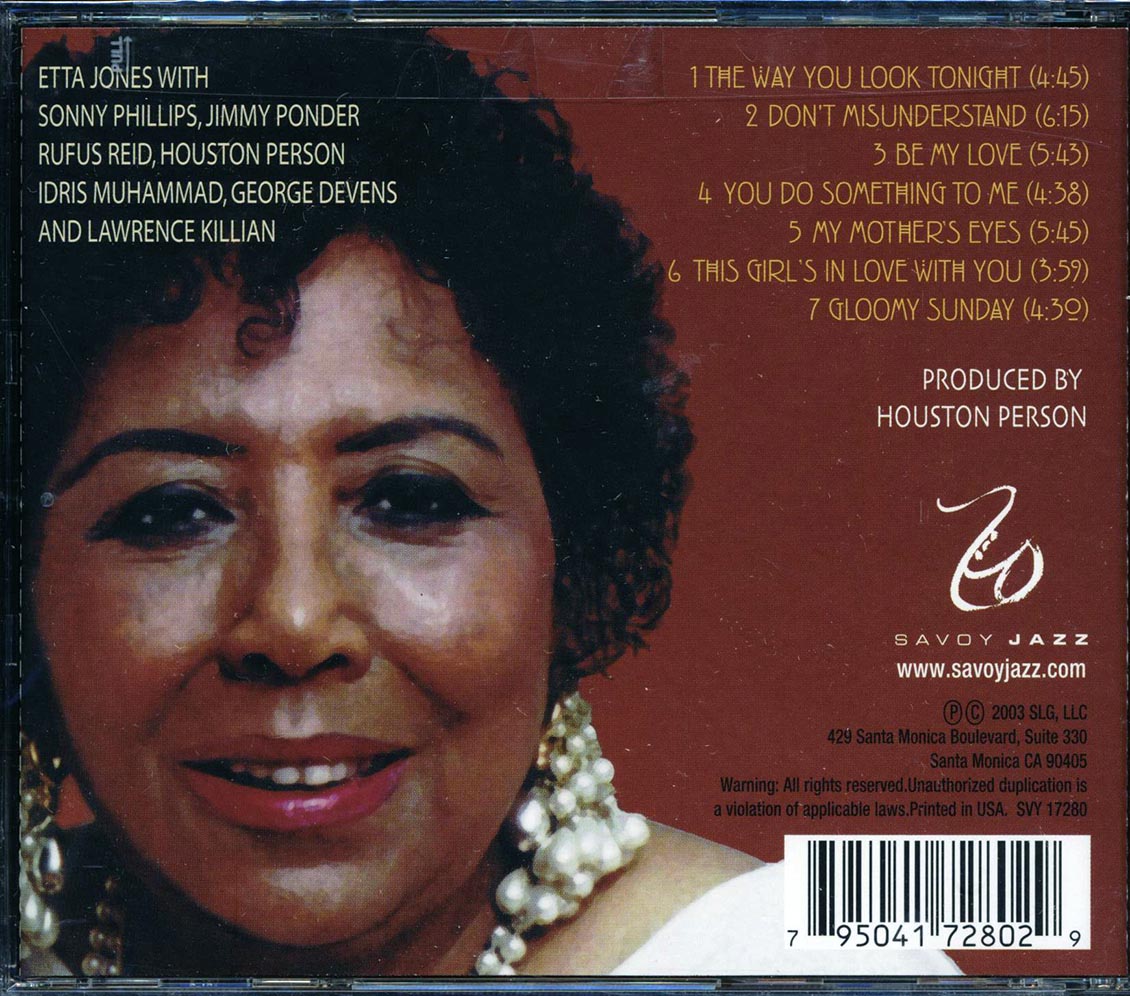 Etta Jones - My Mother's Eyes Music CD