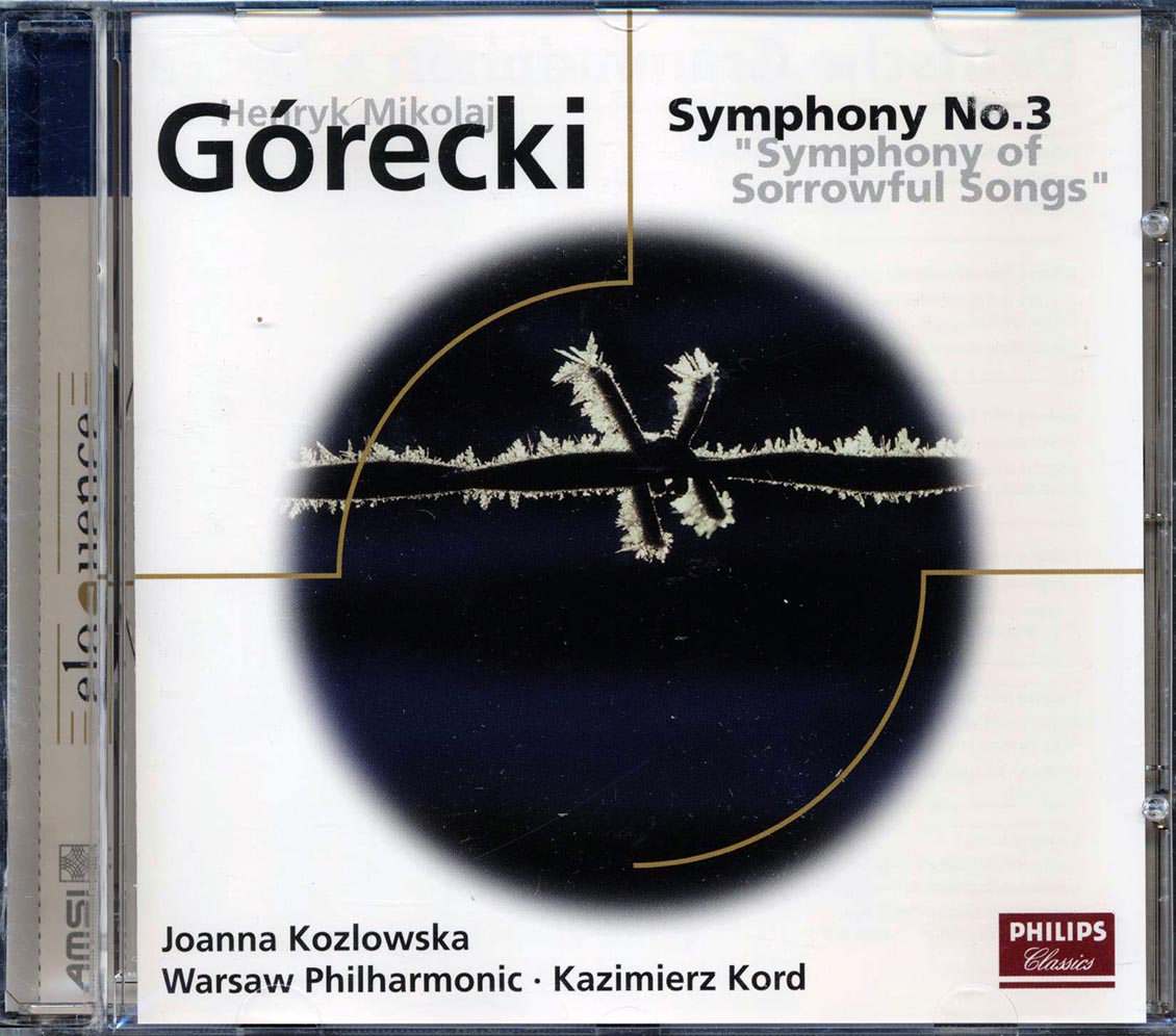 Gorecki - Symphony No. 3 Music CD