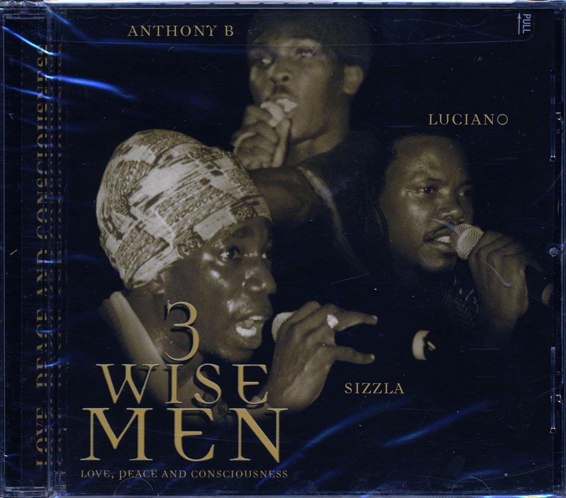 Anthony B, Sizzla, Luciano - 3 Wise Men: Love, Peace And Consciousness Music CD