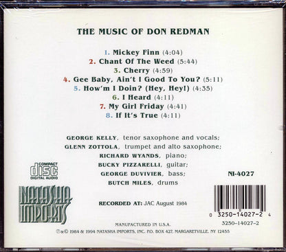 George Kelly, Bucky Pizzarelli, Richard Wyands, Etc. - The Music Of Don Redman Music CD