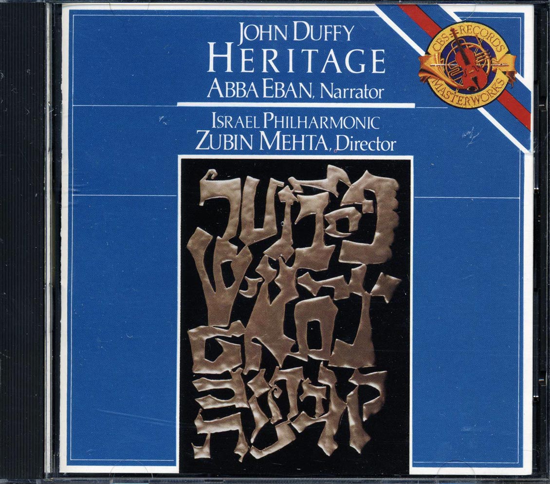 John Duffy, Israel Philharmonic Orchestra, Zubin Mehta - Heritage Music CD