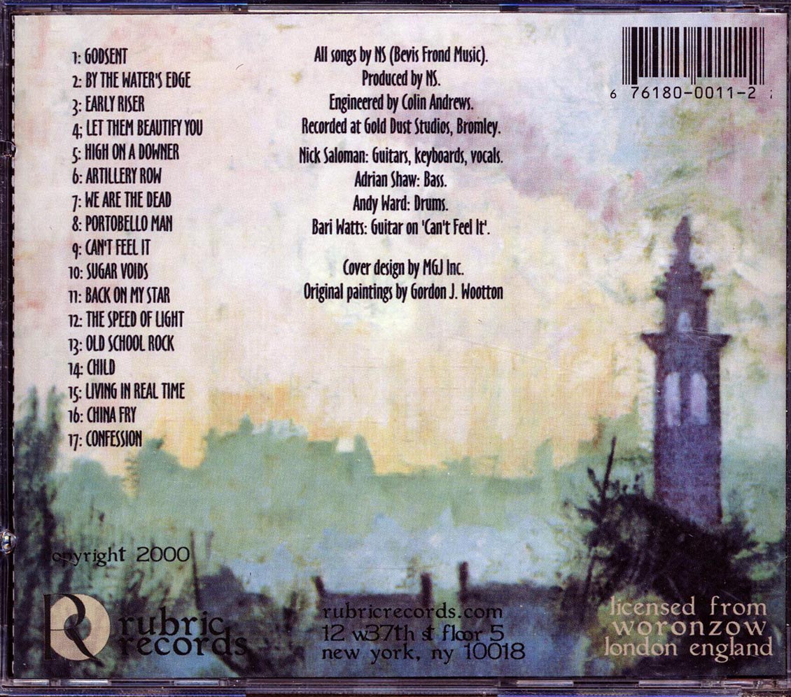 Bevis Frond - Valedictory Songs Music CD