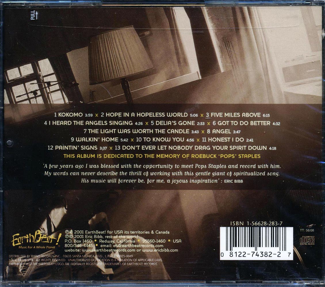 Eric Bibb - Painting Signs (marked/ltd stock) Music CD