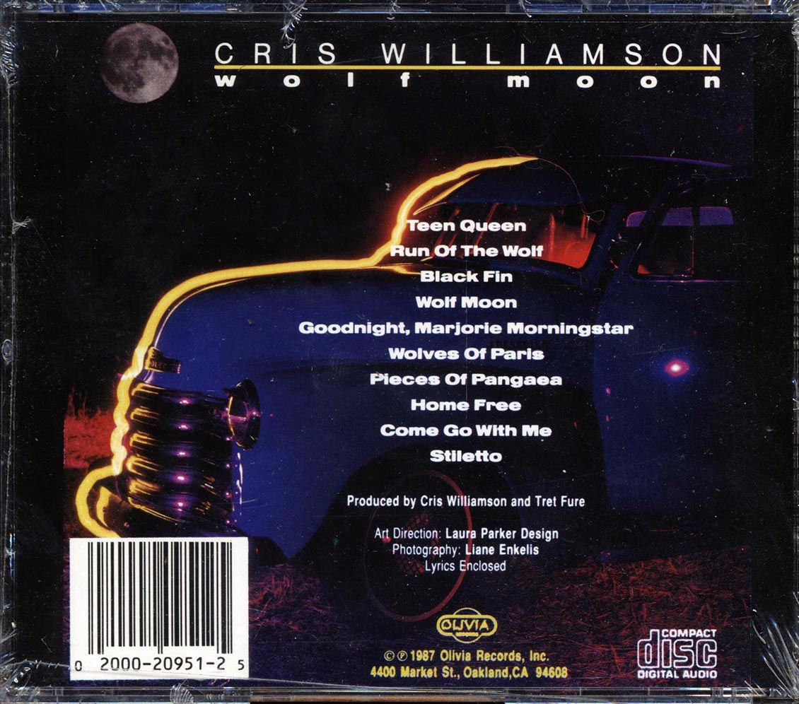 Cris Williamson - Wolf Man Music CD