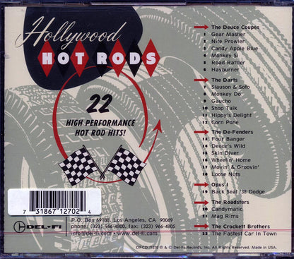 The Deuce Coupes, The Darts, Opus I, The Roadsters, Etc. - Hollywood Hot Rods Music CD
