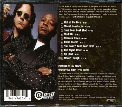 Smokin' Joe Kubek, Bnois King - Take Your Best Shot Music CD