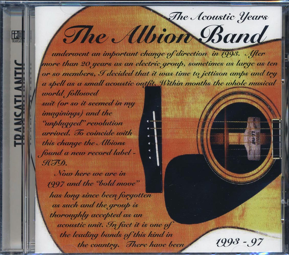 Albion Band - The Acoustic Years 1993-97 Music CD