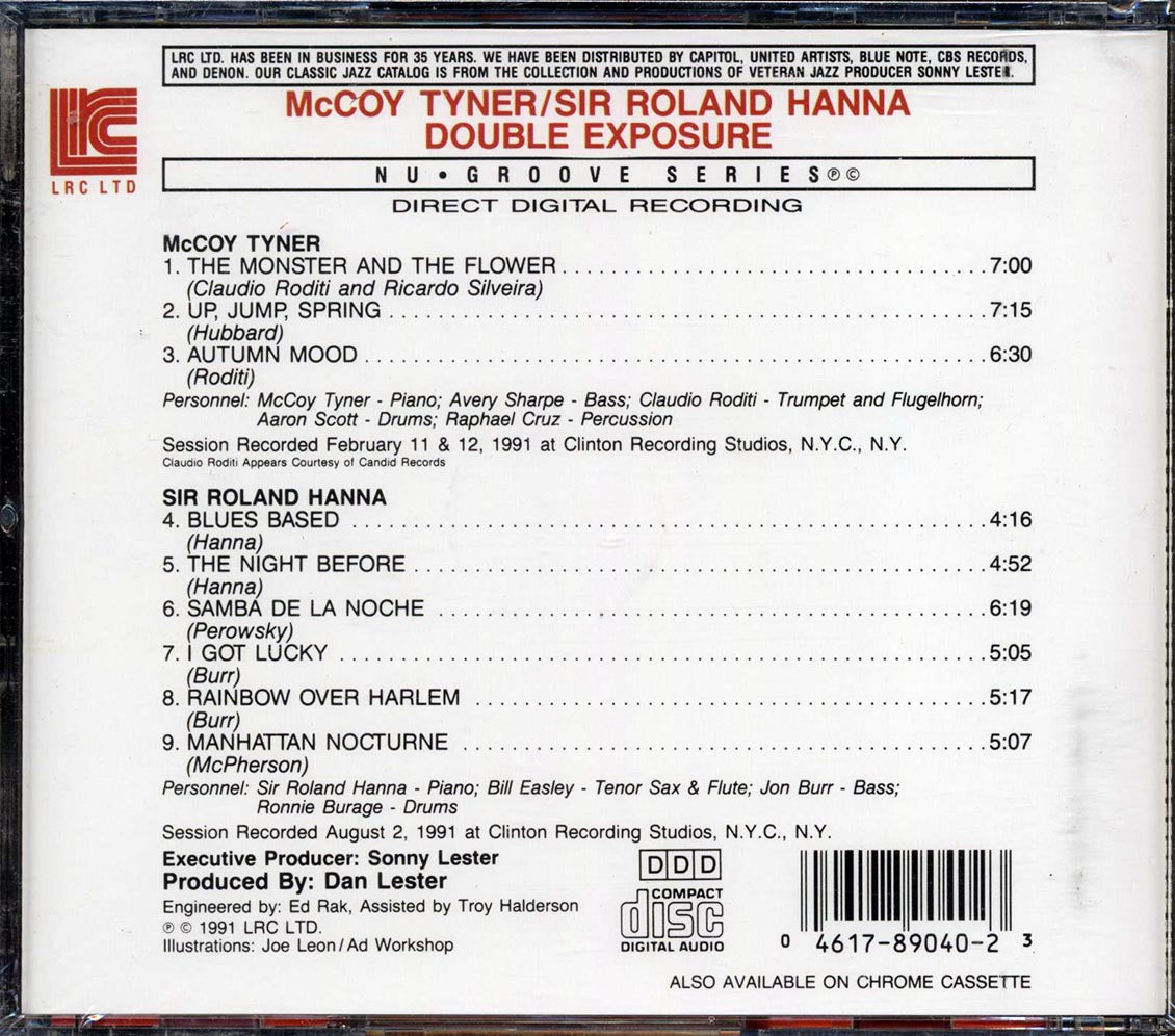 McCoy Tyner, Sir Roland Hanna - Double Exposure Music CD