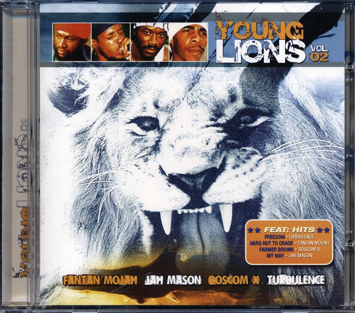 Turbulence, Jah Mason, Fantan Mojah, Bascom X - Young Lions Volume 2 Music CD