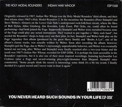 Holy Modal Rounders - Indian War Whoop Music CD