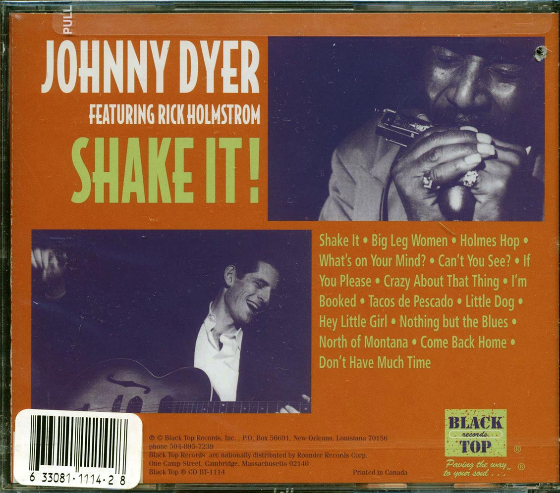 Johnny Dyer, Rick Holmstrom - Shake It! Music CD