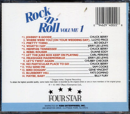 Chuck Berry, Lloyd Price, Bo Diddley, Jerry Lee Lewis, Etc. - Rock 'N' Roll Volume 1 Music CD