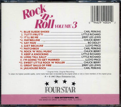 Bo Diddley, Carl Perkins, Lloyd Price, Etc. - Rock 'N' Roll Volume 3 Music CD