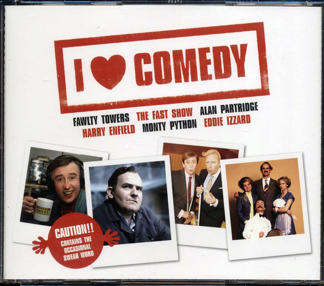 Harry Enfield & Chums, The Fast Show, Eddie Lizzard, Etc. - I Love Comedy (62 tracks) (3xCD) Music CD
