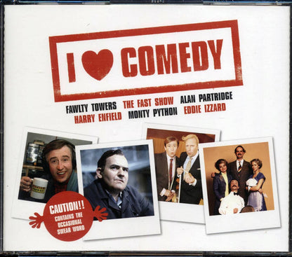 Harry Enfield & Chums, The Fast Show, Eddie Lizzard, Etc. - I Love Comedy (62 tracks) (3xCD) Music CD