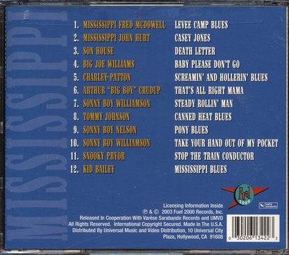 Son House, Charley Patton, Sonny Boy Williamson, Etc. - The Blues Came From Mississippi Music CD