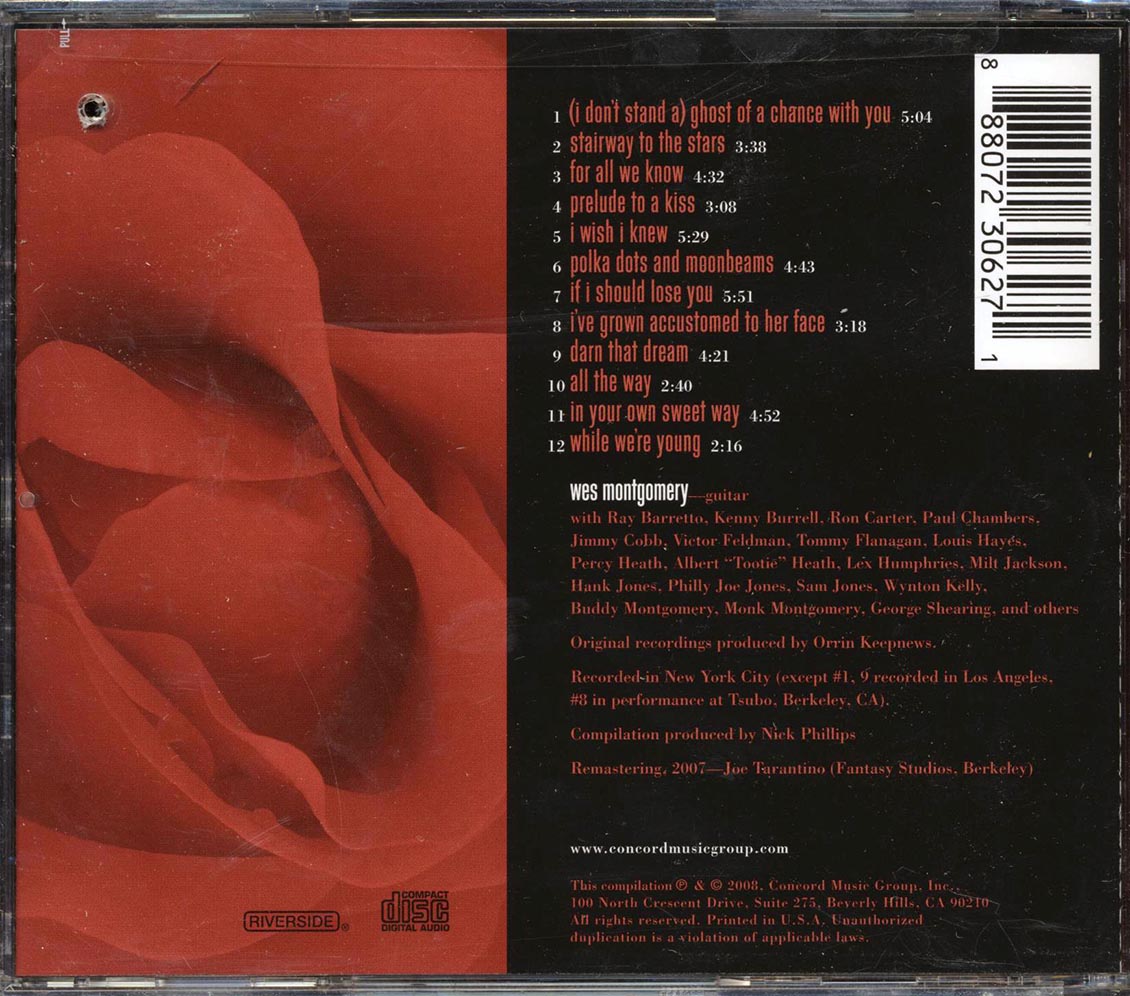 Wes Montgomery - Plays For Lovers (marked/ltd stock) Music CD