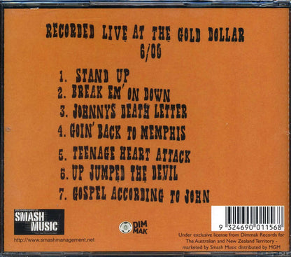 Soledad Brothers - Live At The Gold Dollar 6/00 Music CD