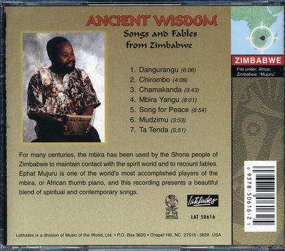 Ephat Mujuru - Songs And Fables From Zimbabwe Music CD