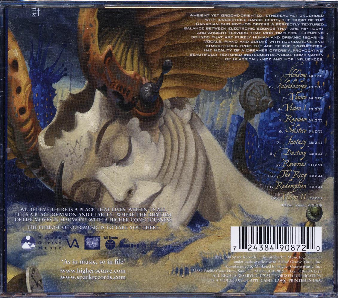 Mythos - The Reality Of A Dreamer Music CD