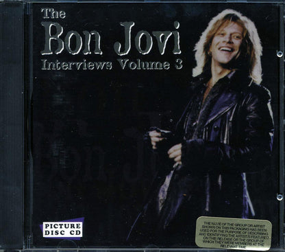 Bon Jovi - The Bon Jovi Interviews Volume 3 Music CD