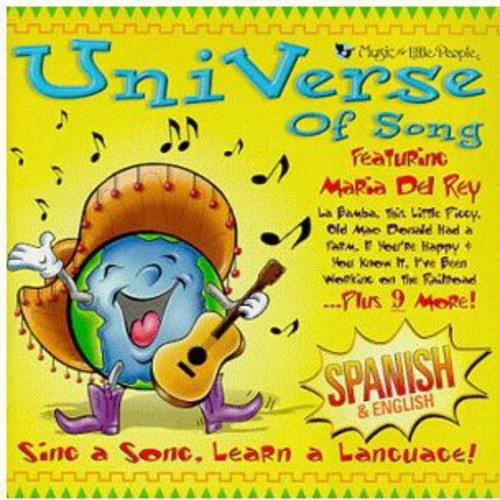the album cover for Del Maria Ray - Uni Verse of Song: Spanish