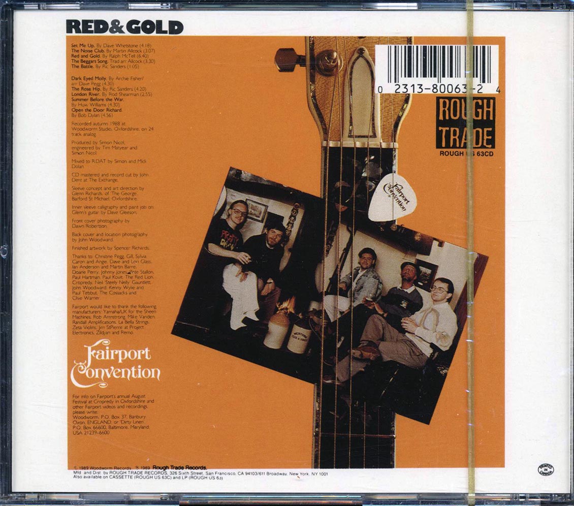 Fairport Convention - Red & Gold Music CD