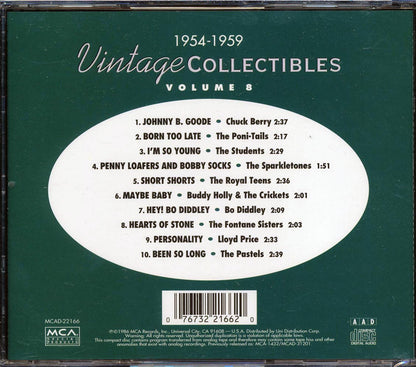 Chuck Berry, The Sparkletones, The Royal Teens, Etc. - Vintage Collectibles Volume 8 1954-1959 Music CD