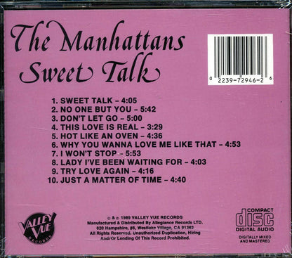 The Manhattans - Sweet Talk Music CD