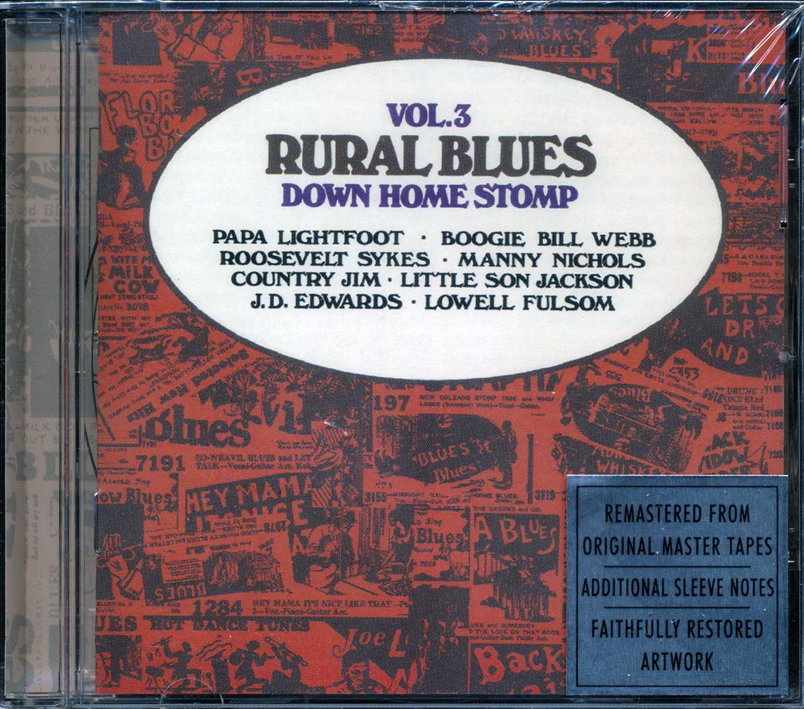 Papa Lightfoot, Boogie Bill Webb, JD Edwards, Etc. - Rural Blues Volume 3: Down Home Stomp (remastered) Music CD