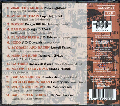 Papa Lightfoot, Boogie Bill Webb, JD Edwards, Etc. - Rural Blues Volume 3: Down Home Stomp (remastered) Music CD