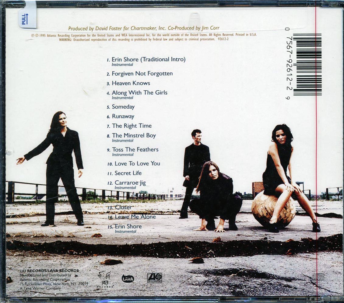 The Corrs - Forgiven, Not Forgotten Music CD