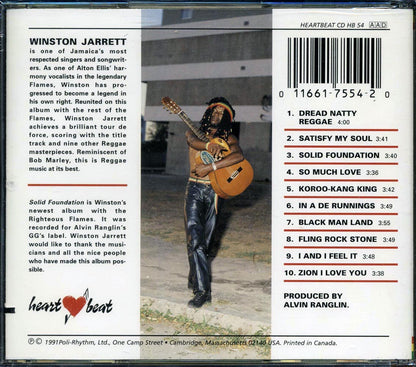 Winston Jarrett - Solid Foundation (marked/ltd stock) Music CD