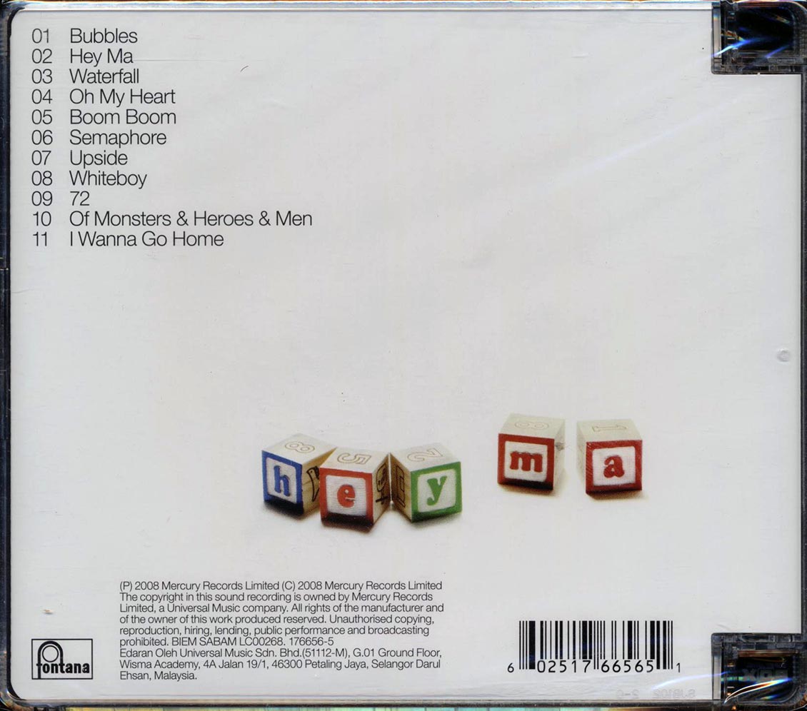 James - Hey Ma Music CD