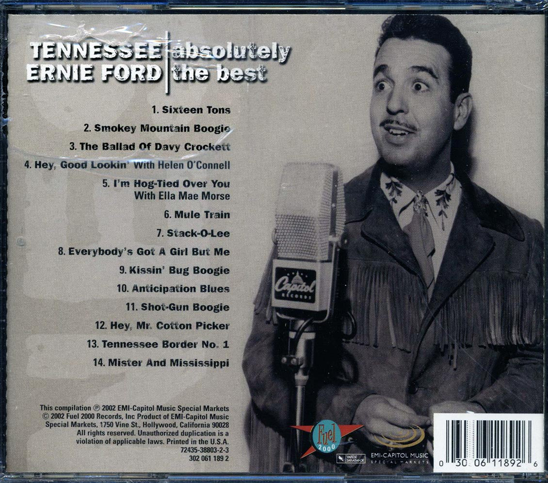 Tennessee Ernie Ford - Absolutely The Best (marked/ltd stock) Music CD