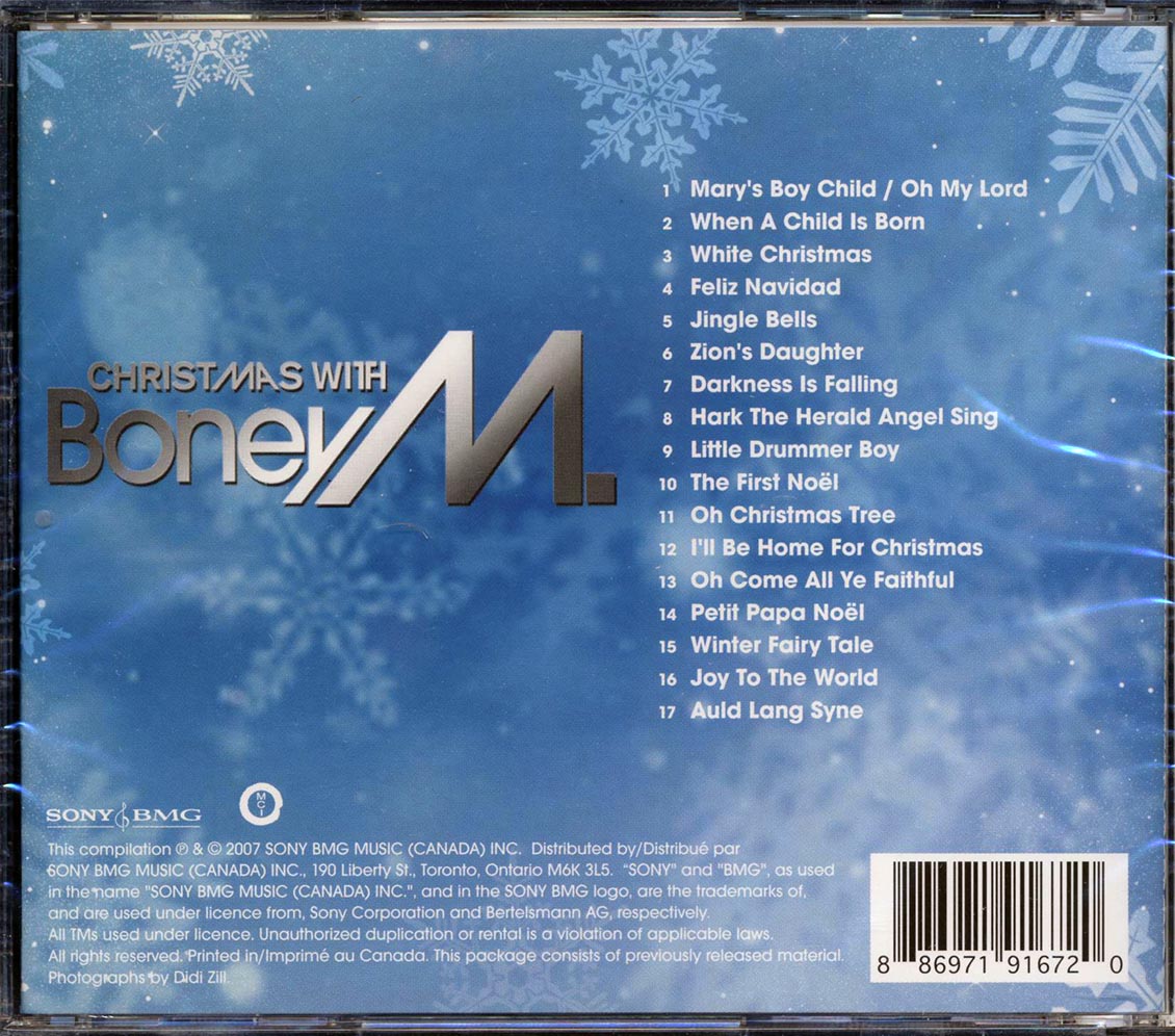 Boney M Christmas With Boney M Music CD