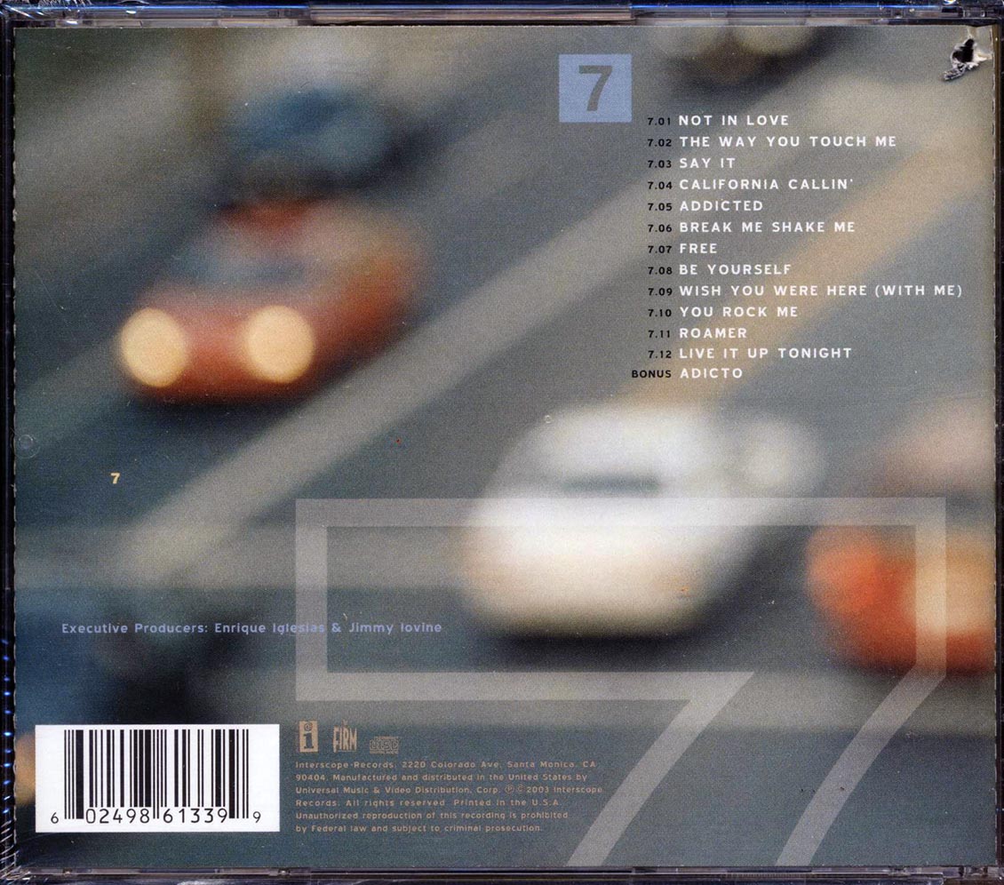 Enrique - Seven (marked/ltd stock) Music CD