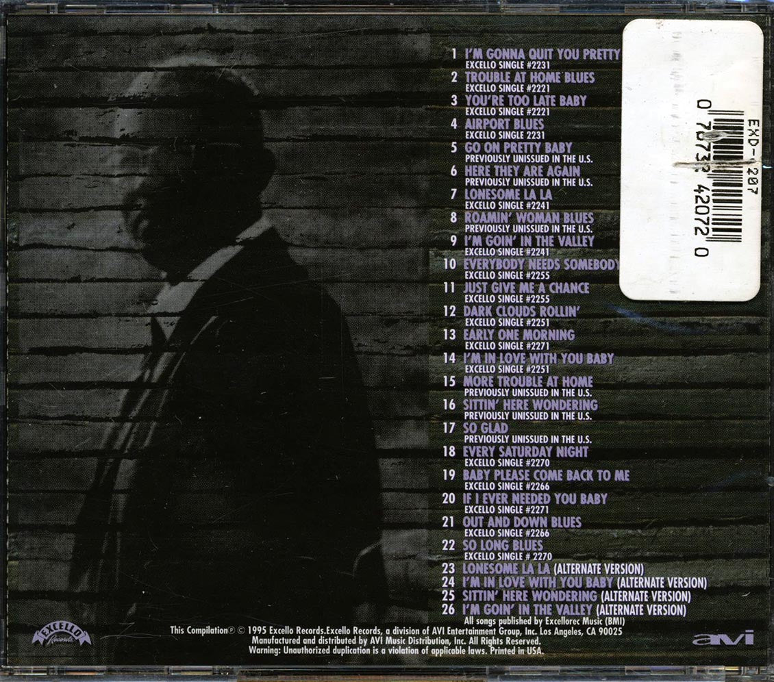 Silas Hogan - Trouble: The Best Of The Excello Masters (26 tracks) (marked/ltd stock) Music CD