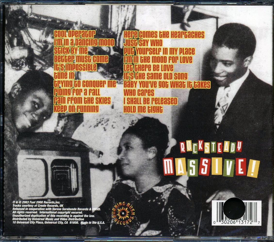 Delroy Wilson - Rocksteady Massive (20 tracks) (marked/ltd stock) Music CD