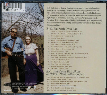EC Ball, Orna Ball - EC Ball With Orna Ball (25 tracks) (marked/ltd stock) (remastered) Music CD