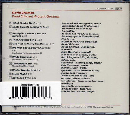 David Grisman - David Grisman's Acoustic Christmas (marked/ltd stock) Music CD